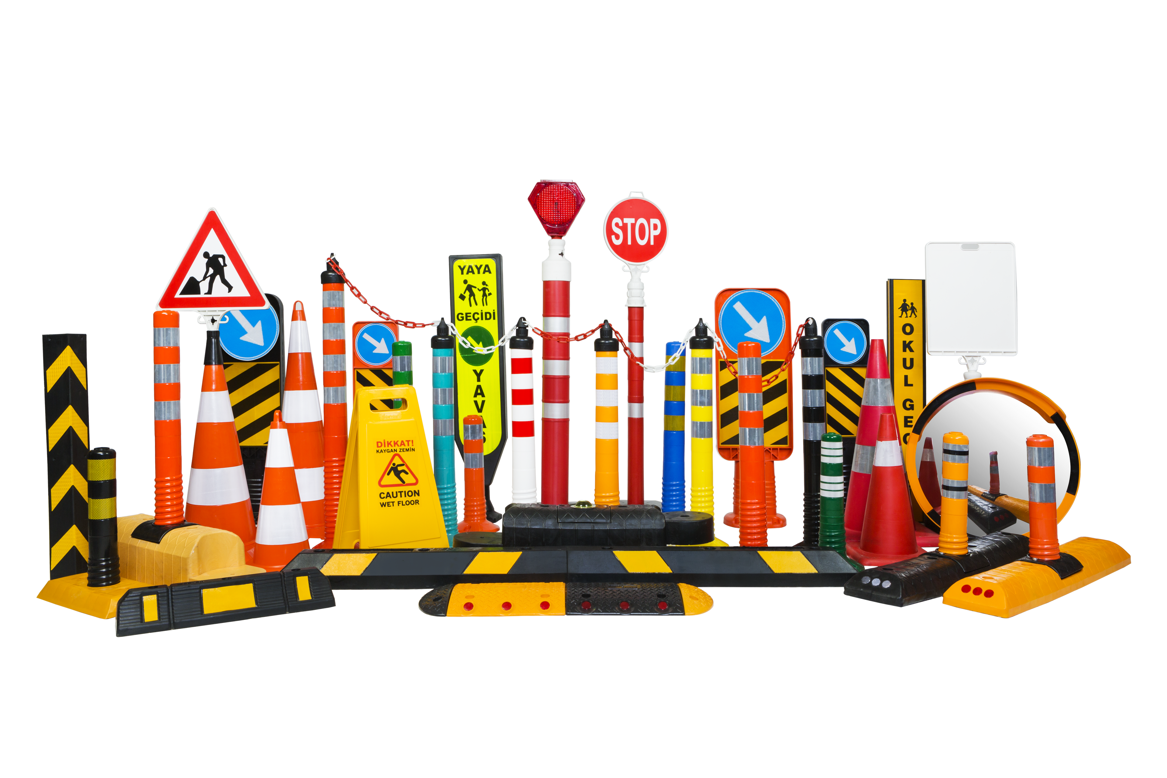 Kırmızı Eko Trafik Konisi