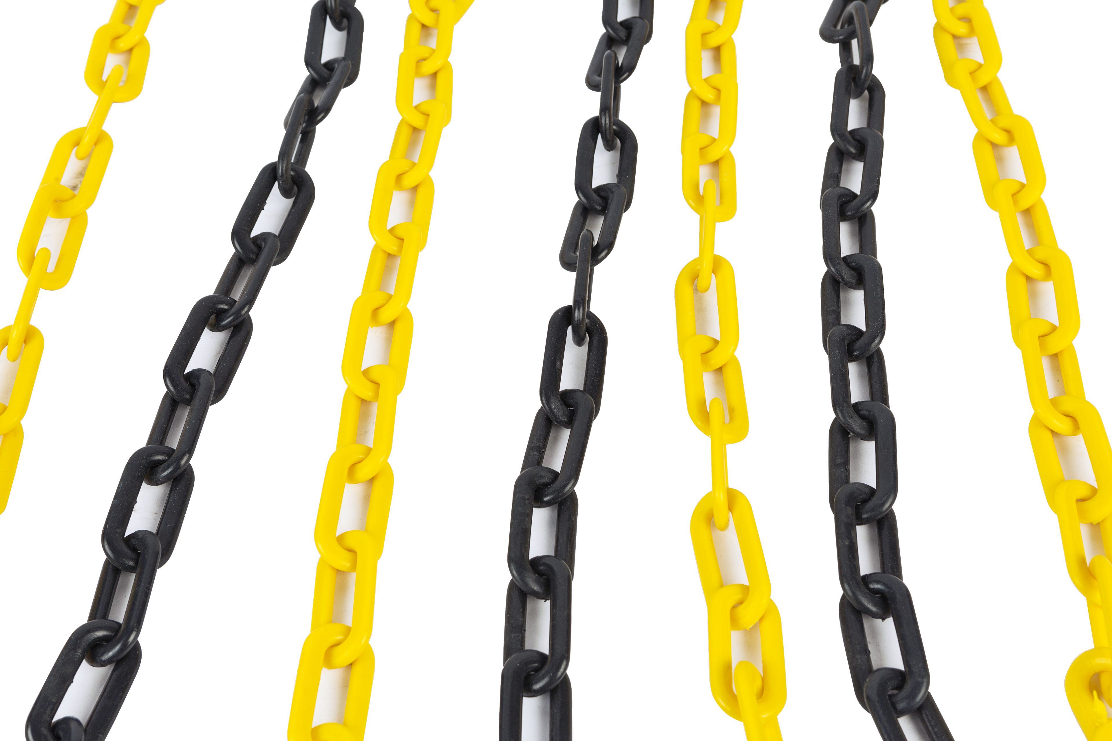 Plastik Trafik Zinciri Kırmızı Beyaz - Sarı Siyah