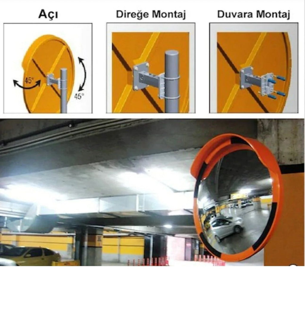 60 Cm Trafik Güvenlik Aynası - Tümsek Ayna